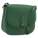 LOUIS VUITTON Epi Saint Cloud GM Shoulder Bag Green M52194 LV Auth 196337-1