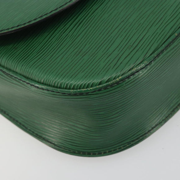 LOUIS VUITTON Epi Saint Cloud GM Shoulder Bag Green M52194 LV Auth 196337