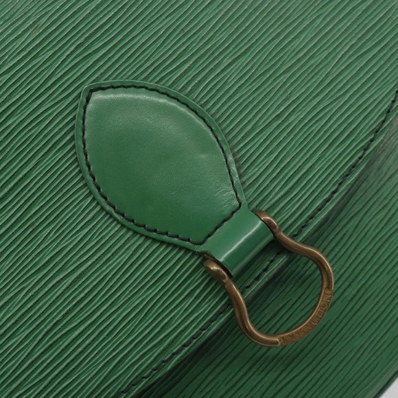 LOUIS VUITTON Epi Saint Cloud GM Shoulder Bag Green M52194 LV Auth 196337