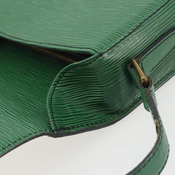LOUIS VUITTON Epi Saint Cloud GM Shoulder Bag Green M52194 LV Auth 196337