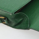 LOUIS VUITTON Epi Saint Cloud GM Shoulder Bag Green M52194 LV Auth 196337-21