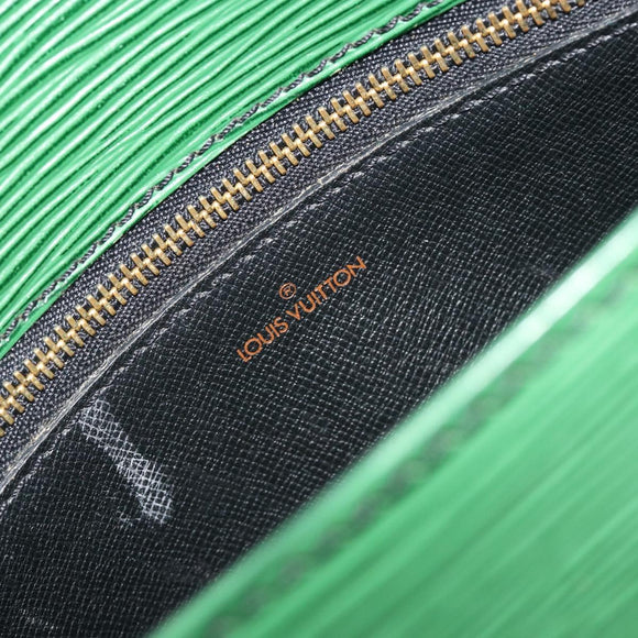 LOUIS VUITTON Epi Saint Cloud GM Shoulder Bag Green M52194 LV Auth 196337