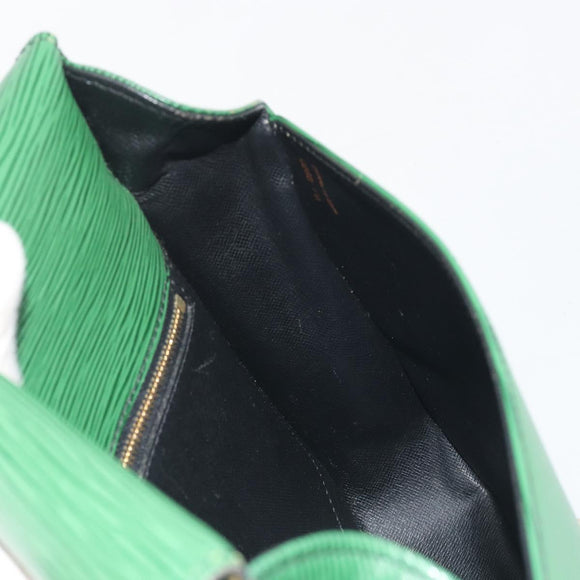 LOUIS VUITTON Epi Saint Cloud GM Shoulder Bag Green M52194 LV Auth 196337