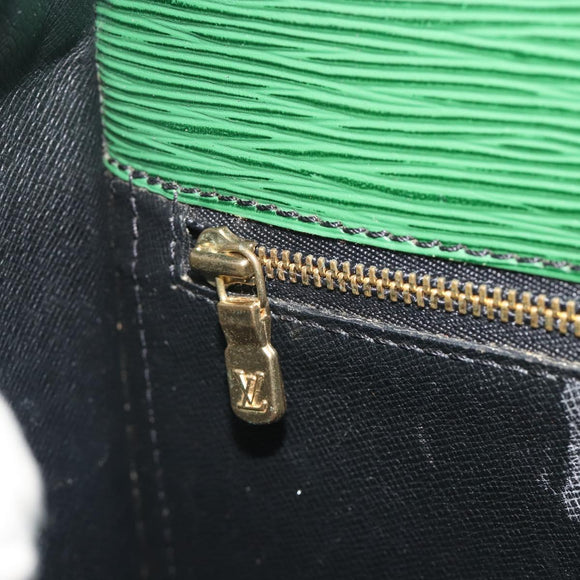 LOUIS VUITTON Epi Saint Cloud GM Shoulder Bag Green M52194 LV Auth 196337