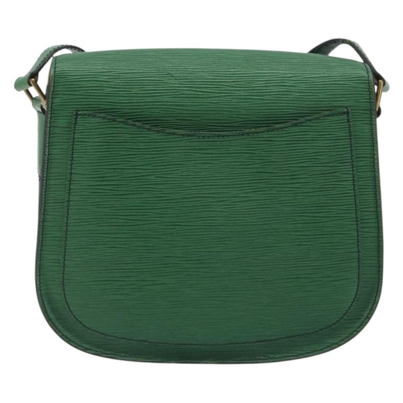 LOUIS VUITTON Epi Saint Cloud GM Shoulder Bag Green M52194 LV Auth 196337