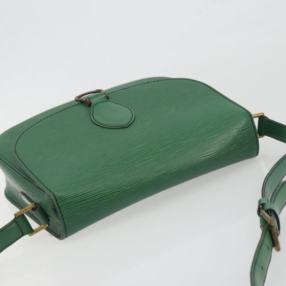 LOUIS VUITTON Epi Saint Cloud GM Shoulder Bag Green M52194 LV Auth 196337