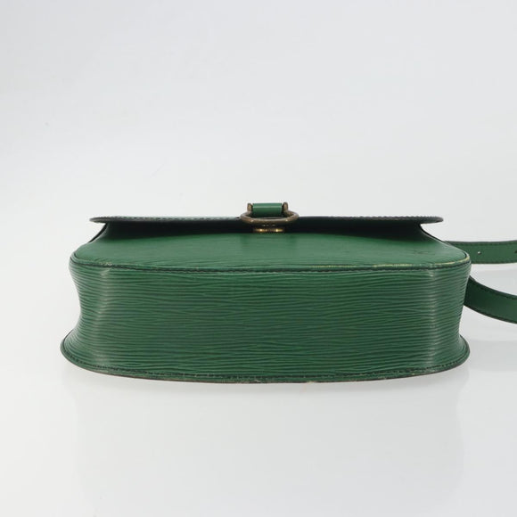 LOUIS VUITTON Epi Saint Cloud GM Shoulder Bag Green M52194 LV Auth 196337