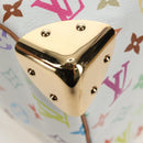 LOUIS VUITTON Monogram Multicolor Speedy 30 Bag White Bron M92643 Auth 196338V-15