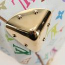 LOUIS VUITTON Monogram Multicolor Speedy 30 Bag White Bron M92643 Auth 196338V-17