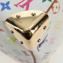 LOUIS VUITTON Monogram Multicolor Speedy 30 Bag White Bron M92643 Auth 196338V-18