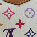 LOUIS VUITTON Monogram Multicolor Speedy 30 Bag White Bron M92643 Auth 196338V-3