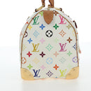 LOUIS VUITTON Monogram Multicolor Speedy 30 Bag White Bron M92643 Auth 196338V-5