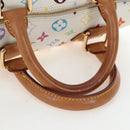 LOUIS VUITTON Monogram Multicolor Speedy 30 Bag White Bron M92643 Auth 196338V-8