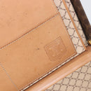 CELINE Macadam Canvas Trunk PVC Leather Brown Gold Auth 196339-10