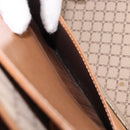 CELINE Macadam Canvas Trunk PVC Leather Brown Gold Auth 196339-24