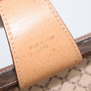 CELINE Macadam Canvas Trunk PVC Leather Brown Gold Auth 196339-12