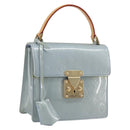 LOUIS VUITTON Monogram Vernis Spring Street Bag Lavande M91216 LV Auth 196340V-1