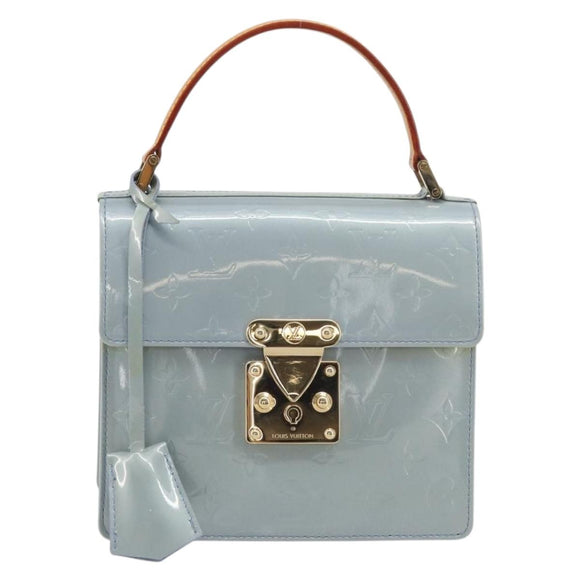 LOUIS VUITTON Monogram Vernis Spring Street Bag Lavande M91216 LV Auth 196340V
