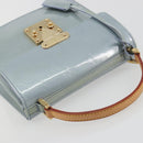 LOUIS VUITTON Monogram Vernis Spring Street Bag Lavande M91216 LV Auth 196340V-6
