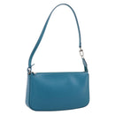 LOUIS VUITTON Epi Pochette Accessoires Pouch Cyan M40823 LV Auth 196344V-1
