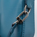 LOUIS VUITTON Epi Pochette Accessoires Pouch Cyan M40823 LV Auth 196344V-19