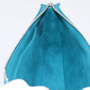 LOUIS VUITTON Epi Pochette Accessoires Pouch Cyan M40823 LV Auth 196344V-21
