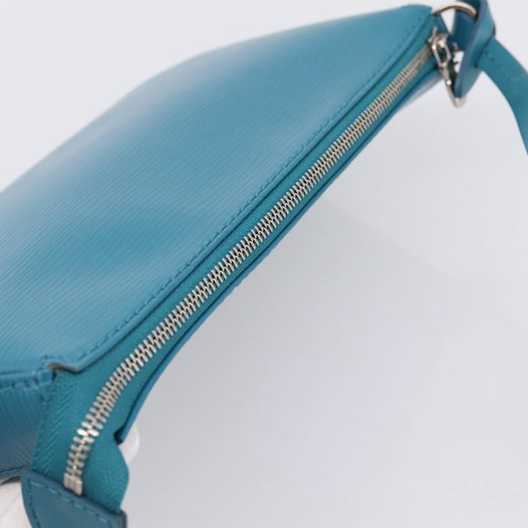 LOUIS VUITTON Epi Pochette Accessoires Pouch Cyan M40823 LV Auth 196344V