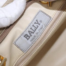 BALLY Chain Shoulder Bag Leather Gold Auth 196346-11