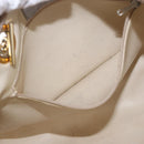 BALLY Chain Shoulder Bag Leather Gold Auth 196346-21
