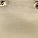 BALLY Chain Shoulder Bag Leather Gold Auth 196346-3