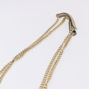 BALLY Chain Shoulder Bag Leather Gold Auth 196346-9