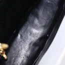 Salvatore Ferragamo Gancini Hand Bag Leather 2way White Gold Auth 196350-11