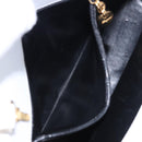 Salvatore Ferragamo Gancini Hand Bag Leather 2way White Gold Auth 196350-22