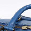 LOUIS VUITTON Epi Keepall 60 Boston Bag Blue M42945 LV Auth 196353A-10