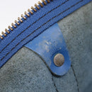 LOUIS VUITTON Epi Keepall 60 Boston Bag Blue M42945 LV Auth 196353A-12