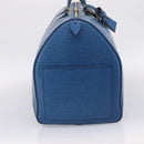 LOUIS VUITTON Epi Keepall 60 Boston Bag Blue M42945 LV Auth 196353A-3