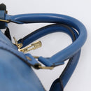 LOUIS VUITTON Epi Keepall 60 Boston Bag Blue M42945 LV Auth 196353A-8
