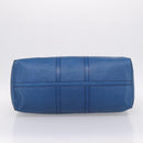 LOUIS VUITTON Epi Keepall 60 Boston Bag Blue M42945 LV Auth 196353A-5
