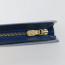 LOUIS VUITTON Epi Trousse Crete Pouch Blue M48405 LV Auth 196357-9