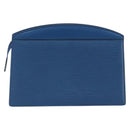 LOUIS VUITTON Epi Trousse Crete Pouch Blue M48405 LV Auth 196357-2