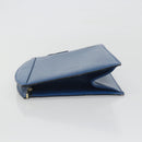 LOUIS VUITTON Epi Trousse Crete Pouch Blue M48405 LV Auth 196357-4