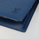 LOUIS VUITTON Epi Trousse Crete Pouch Blue M48405 LV Auth 196357-7