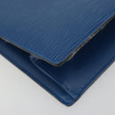 LOUIS VUITTON Epi Trousse Crete Pouch Blue M48405 LV Auth 196357-14