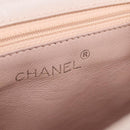 CHANEL Matelasse Hand Bag Leather White CC Auth 196360M-17