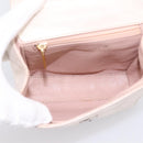 CHANEL Matelasse Hand Bag Leather White CC Auth 196360M-10