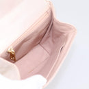 CHANEL Matelasse Hand Bag Leather White CC Auth 196360M-18
