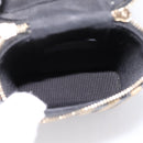 CHANEL Chain Shoulder Bag Raffia Beige Gold CC Auth 196361SAM-10