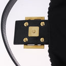 FENDI Mamma Baguette Shoulder Bag Nylon Sequins 2way Brown Gold Auth 196362SM-16