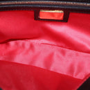 FENDI Mamma Baguette Shoulder Bag Nylon Sequins 2way Brown Gold Auth 196362SM-19