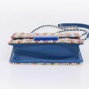 CHANEL Chain Shoulder Bag Tweed Multicolor Silver CC Auth 196363SM-5